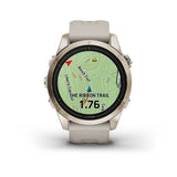 Garmin epix Pro (Gen 2), Sapphire Edition  42 mm, Soft Gold with Light Sand Band