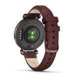 Garmin Lily 2 Classic, Dark Bronze with Mulberry Leather Band