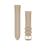 Garmin Venu 4 – 41 mm Lunar Gold with Bone Silicone Band and Light Sand Leather Band