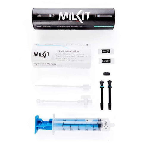 Milkit , Compact Kit, Presta, 55mm, Includes 2 valves