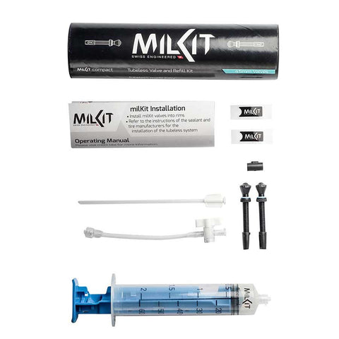 Milkit, Compact Kit, Tubeless Valve, Presta, 45mm