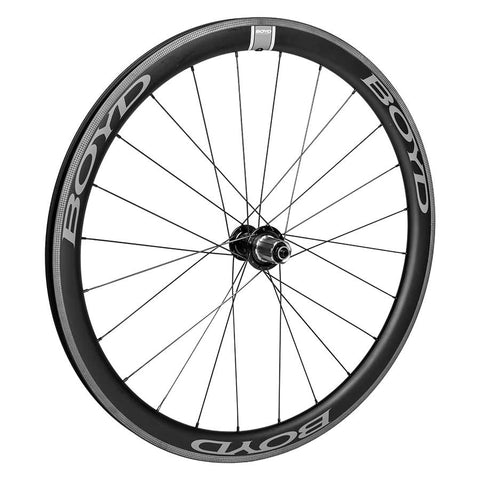 Boyd Cycling, 44mm Carbon Clincher, Wheel, Rear, 700C / 622, Holes: 24, QR, 130mm, Rim, Shimano Road 11