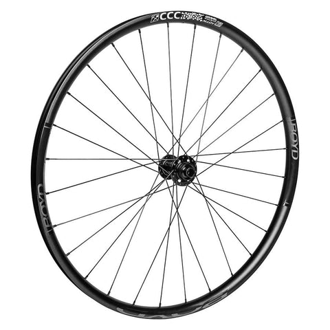 Boyd Cycling, CCC, Wheel, Front, 700C / 622, Holes: 24, 12mm TA, 100mm, Disc Center Lock