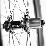 Boyd Cycling, Pinnacle, Wheel, Rear, 700C / 622, Holes: 28, 12mm TA, 142mm, Disc Center Lock, Shimano Road 11