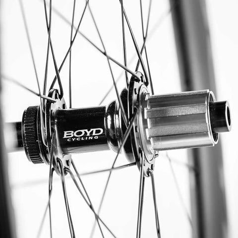 Boyd Cycling, Trailblazer, Wheel, Rear, 700C / 622, Holes: 28, 12mm TA, 142mm, Disc Center Lock, Shimano Micro Spline