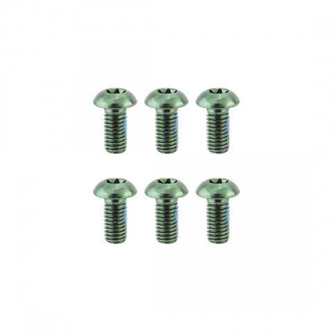 Brake Part Clk Disc Bolts Ano Grn Pkof6