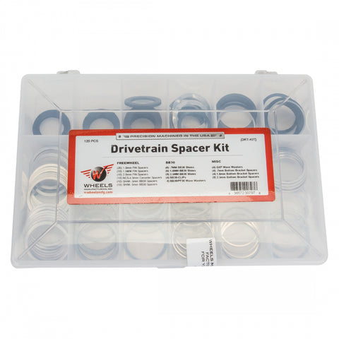 Wheels Manufacturing Drivetrain Spacer Kit 139 Pieces