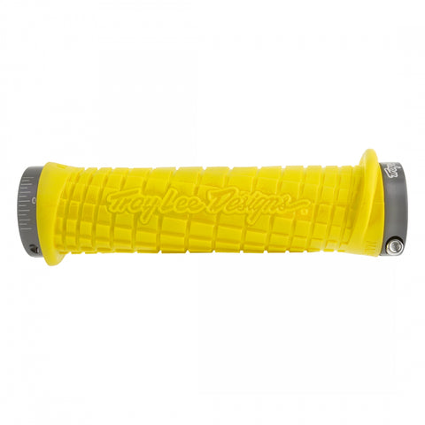 ODI Troy Lee Grips Yellow/GRAY LockOn