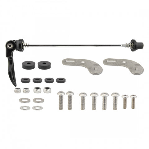 Bike Rack Rr Tubus Qr Bracket Kit Bk/Sl
