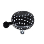 Basil, Polka Dot, Bell, 80mm, Black/White Dots