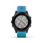 Garmin, Forerunner 945 Bundle, Watch, Watch Color: Black, Wristband: Blue - Silicone, 010-02063-10