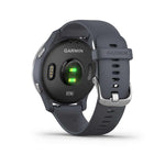Garmin, Venu, Watch, Watch Color: Black/ Grey, Wristband: Granite Blue - Silicone, 010-02173-01