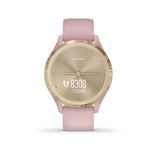 Garmin, vivomove 3S, Watch, Watch Color: Champagne, Wristband: Champagne - Silicone, 010-02238-01
