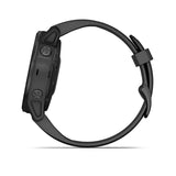 Garmin, fenix 6S Pro, Watch, Watch Color: Black, Wristband: Black - Silicone, 010-02159-13