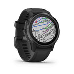 Garmin, fenix 6S Pro, Watch, Watch Color: Black, Wristband: Black - Silicone, 010-02159-13