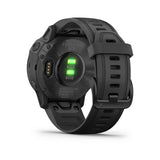 Garmin, fenix 6S Pro, Watch, Watch Color: Black, Wristband: Black - Silicone, 010-02159-13