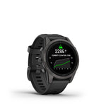 Garmin Fenix Epix Pro (Gen 2), 42mm, Sapphire, Carbon Gray DLC Titanium, Black