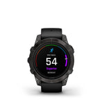 Garmin Fenix Epix Pro (Gen 2), 47mm, Sapphire, Carbon Gray DLC Titanium, Black