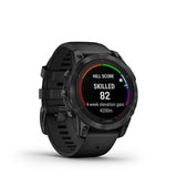 Garmin Fenix 7 Pro Solar, Glass, Slate Gray w/Black Band