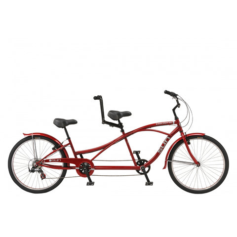 Bike Sun Biscayne Tandem 7Sp Met-Red 09
