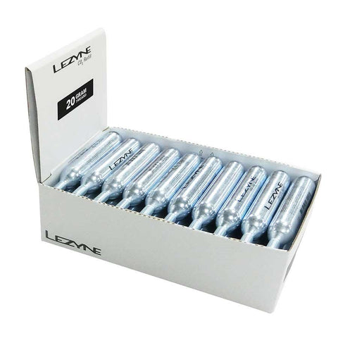 Lezyne, CO2 Cartridge, 20g, Threaded, 30 pcs