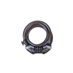 EVO, Lockup, Cable lock, Combination, 12mm, 185cm, 6', Black