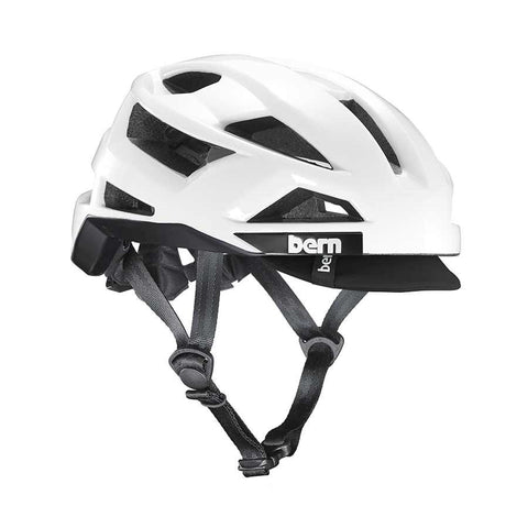 Bern, FL-1 Pavé, Helmet, Gloss White, M, 55.5 - 59cm