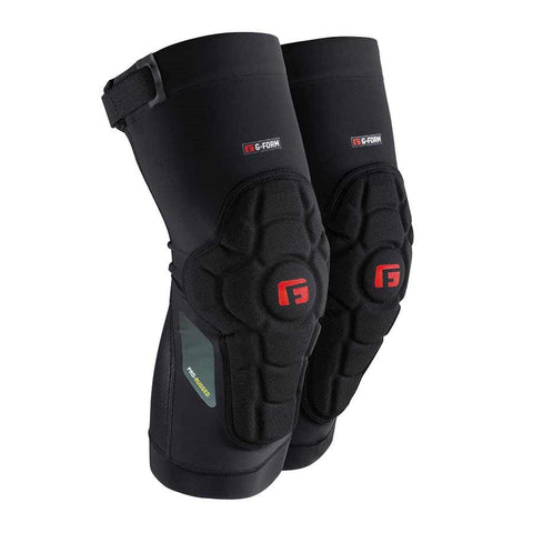 G-Form, Pro Rugged Knee, Knee Guard, Black/Black, XS, Pair