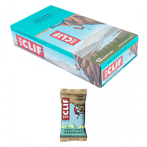 Clif Bar Original Cool Mint Chocolate with Caffeine Box of 12