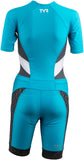 TYR Competitor Speedsuit - Turquoise/Grey Women's Large