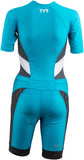 TYR Competitor Speedsuit - Turquoise/Grey Women's Medium