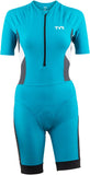 TYR Competitor Speedsuit - Turquoise/Grey Women's Small