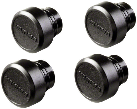 Yakima Round End Caps: Black Set of 4