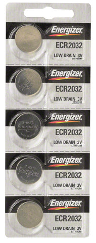Energizer CR2032 Lithium Battery Card of 5