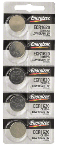 Energizer CR1620 Lithium Battery Card of 5