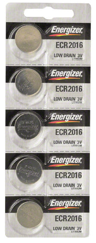 Energizer CR2016 Lithium Battery Card of 5