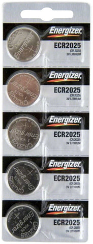 Energizer CR2025 Lithium Battery Card of 5