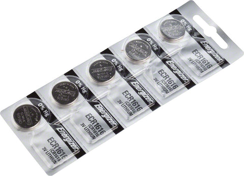Energizer CR1616 Lithium Battery Card of 5