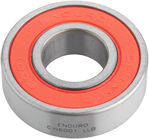 Enduro Ceramic Hybrid 6001 LLB Sealed Cartridge Bearing 12 x 28 x 8mm