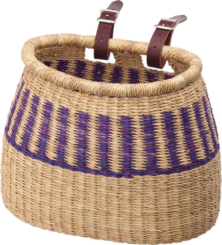 House of Talents Pot Shaped Front Basket Assorted Colors