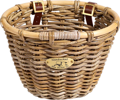 Nantucket Tuckernuck Front Basket Oval Shape Natural