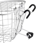 Nantucket Surfside Adult Wire D Handlebar Basket Basket With Lid White