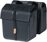 Basil, Urban Dry Double Bag, Double bag, Solid Black