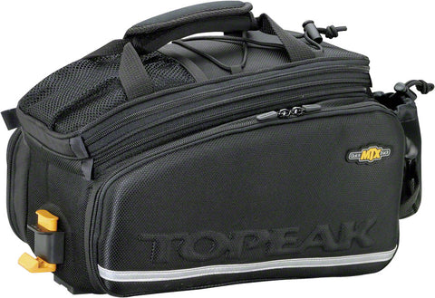 Topeak MTX TrunkBag DXP Rack Bag with Expandable Panniers 22.6 Liter Black