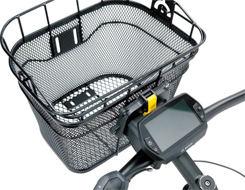 Topeak Front Basket with Fixer 3 Handlebar Bracket Black