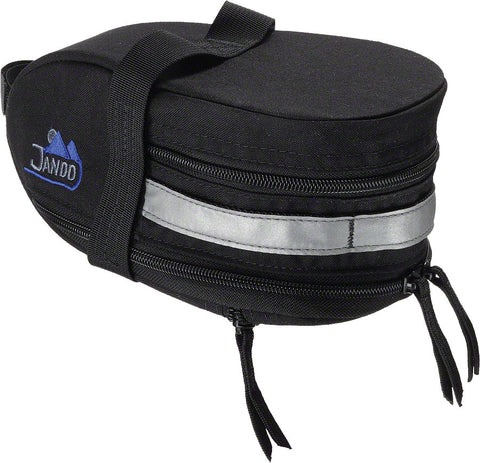 Jandd Mountain Wedge Expandable Seat Bag Black