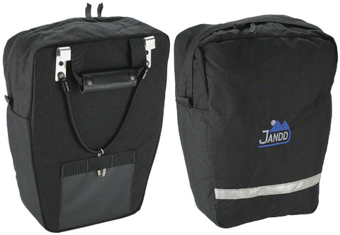 Jandd Economy Pannier Set Black