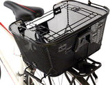 Axiom Pet Basket with Rack and Handlebar Mounts Black