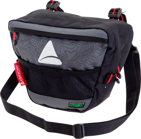 Axiom Seymour Oceanweave P4 Handlebar Bag Black/GRAY