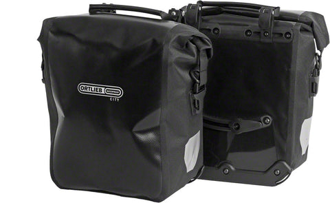 Ortlieb FrontRoller City Front Pannier Pair Black